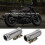 Motorcycle Led Highway Bar Switchback Driving Light/Turn Signal Light For (Silver) 10