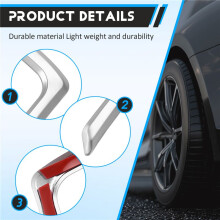 ABS Accessori per Auto Cromato Coprivolante Interno per Leopardo XE X760 XF X260 F-Pace F Pace X761 E-PACE