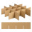 3Sets Protective Khaki Cardboard Dividers for Glassware Moving Boxes 8