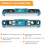 Digitaler Neigungsmessgerät mit LCD-Display, Cyan, ABS, 2x AAA-Batterien 5