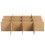 3Sets Protective Khaki Cardboard Dividers for Glassware Moving Boxes 9