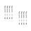 8Pcs Golf Score Counter Bracelet Quick Scoring Bead Design 10