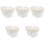 5Pcs Ceramic Soup Bowl with Lid Multi Color Stew Pot for Kitchen Use 5