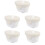 5Pcs Ceramic Soup Bowl with Lid Multi Color Stew Pot for Kitchen Use 8