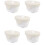 5Pcs Ceramic Soup Bowl with Lid Multi Color Stew Pot for Kitchen Use 9