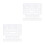 16Pcs Plastic Mechanical Eraser Tools and Drawing Template Shields Set 5