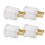 Outlet to Socket Adapter,Convert Outlet to Light Bulb Socket, Polarized 2-Prong Outlet to E26 Screw Base 4Pack US PLUG 1