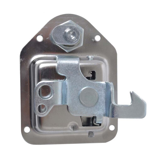 2Pcs Silver Trailer Handle Locks Anti-Theft Heavy Duty Car Accessories 1