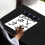 Extra Thick Black Felt Calligraphy Mat for Painting and Writing 5