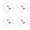 4Sets Quick-Connect Motorcycle Brake Bleeder Hose with One-Way Valve 6