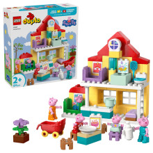 LEGO DUPLO Peppa Pig 10467 Das Familienhaus - Lernspielzeug für Babys ab 2 Jahren - Geschenk