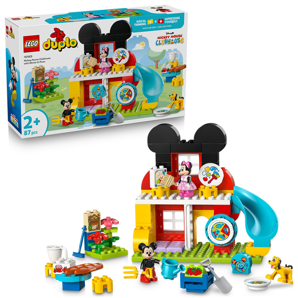 Lego Duplo Disney 10465 Mickey Mouse Clubhouse With Minnie & Pluto Age 2+ 87Pcs