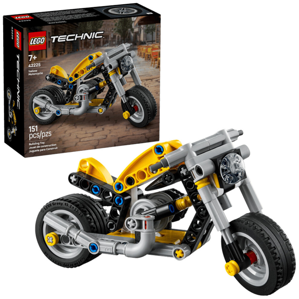 Lego Technic 42225 Yellow Motorbike Age 7+ 151Pcs