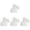 80Pièces Bébé Transparente Modèles PVC Support Chaussures Bébé 8