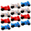 60Pcs Mini Motorcycle Erasers for Kids Assorted Color Safe School Use 2