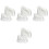 80Pièces Bébé Transparente Modèles PVC Support Chaussures Bébé 9