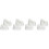 80Pièces Bébé Transparente Modèles PVC Support Chaussures Bébé 10