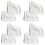 80Pièces Bébé Transparente Modèles PVC Support Chaussures Bébé 11