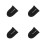 4Pcs Lightweight Black Cast Sock Protector for Foot and Toe Casts 9