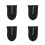 4Pcs Lightweight Black Cast Sock Protector for Foot and Toe Casts 10