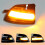 2 Pcs LED Dynamic Mirror Indicator Light Rearview Mirror Turn Signal for  Focus 2 MK2 2004 - 2008 C-MAX 1
