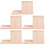 5Pièces Porte- Bois Beige Design Triangle Pour Table Maison 8