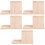 5Pièces Porte- Bois Beige Design Triangle Pour Table Maison 9