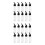 20Pcs Leakproof Multi Color Plastic Airbrush Paint Bottles for Models 7