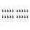 20Pcs Leakproof Multi Color Plastic Airbrush Paint Bottles for Models 8