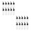 20Pcs Leakproof Multi Color Plastic Airbrush Paint Bottles for Models 9