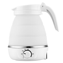 Portable Temperature Adjustable Folding Electric Kettle Folding Water Boiler Quickly Boils Water 220V 0.6L -UK Plug