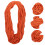 Handgewebte DIY Baumwollseile Orange Für Handarbeiten 10