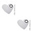 2Stk Kosmetikpalette Mit Spatel Silber Für Foundation Mixer 6