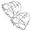 8Pcs Durable Stainless Steel Sprinkler Head Covers Silver Fire Guard 3