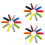 18Pcs Silicone Grocery Bag Holders with in Assorted Colors 6