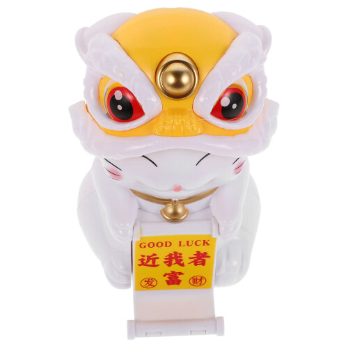 5Pièces Figurines Chat Chanceux Solaire Multi Couleurs Décor 2