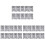 30Sheets Assorted Color PVC Number Letter Stickers Removable Adhesive 2
