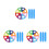 3Sets Kooperatives Kinder Fallschirm Mit Hammer 7