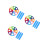 3Sets Kooperatives Kinder Fallschirm Mit Hammer 9
