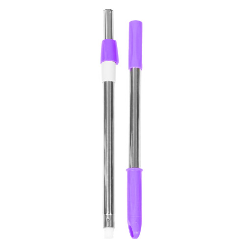3Pièces Manche Balai Anti-Explosion Acier Multifonction Nettoyage 2
