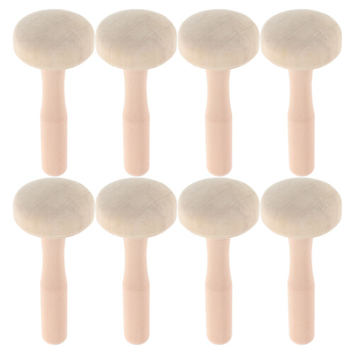 40Pièces Rouleaux Impression Bois Outils Sculpture Thème Champignon 1