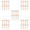 40Pièces Rouleaux Impression Bois Outils Sculpture Thème Champignon 5