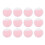 24Stk Bambusfaser Gesichtspads Wiederverwendbar Makeup Rosa 2
