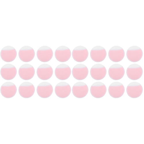 24Stk Bambusfaser Gesichtspads Wiederverwendbar Makeup Rosa 2