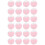 24Stk Bambusfaser Gesichtspads Wiederverwendbar Makeup Rosa 6
