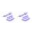 2Pièces Biscuit Violet Matériel Pour Usage Four 10