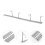 2Pièces Paquet Extensions Rails Train Gris Station Interactive 11