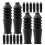125Pièces Protège-Câble Noir Capuchons Durables Universels 2