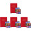4Ensembles Cahier Planner Rouge Usage Travail 4