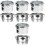 8Pièces Contenants Métal Silicone Pour Chauffe-Cire Usage Pro 5